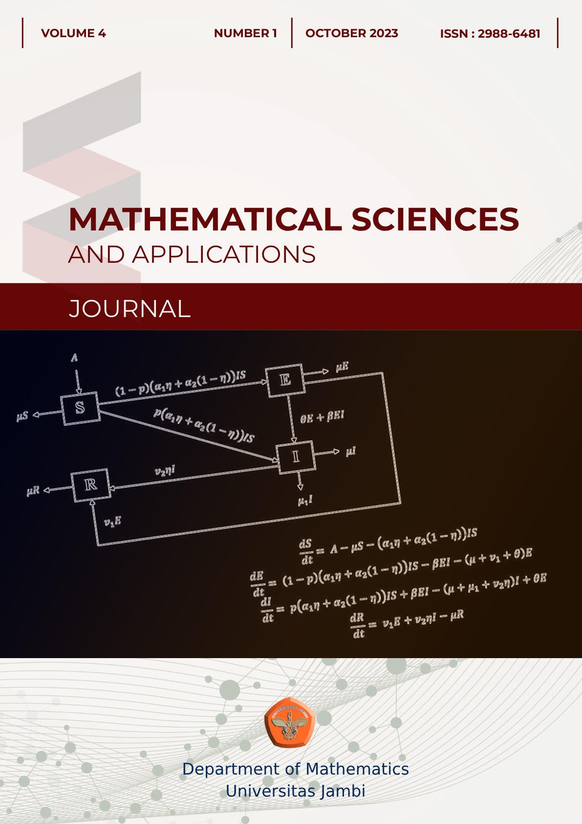					View Vol. 4 No. 1 (2023): Mathematical Sciences and Applications Journal
				